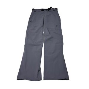 Macpac 6th Sense Softshell Hiking Pants Grey Women 10 W31 L32 Technical Trekking